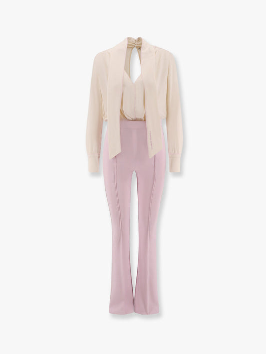 Viscose jumsuit with removable trouser
