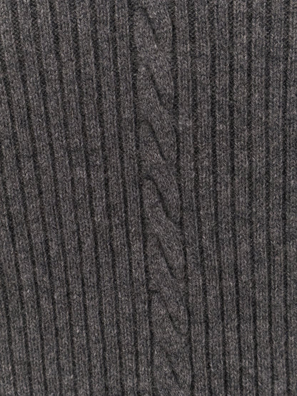 Gilet in cashmere con effetto destroyed thumbnail