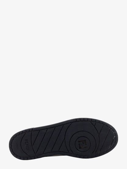 Leather sneakers with ff lateral logo thumbnail