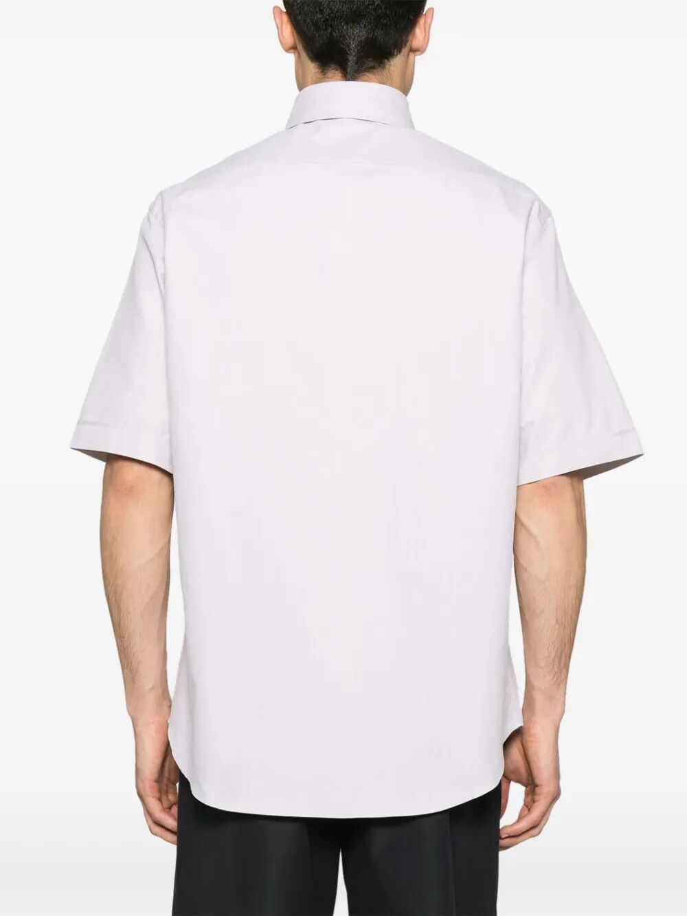 Oxford shirt with Fendi crest embroidery