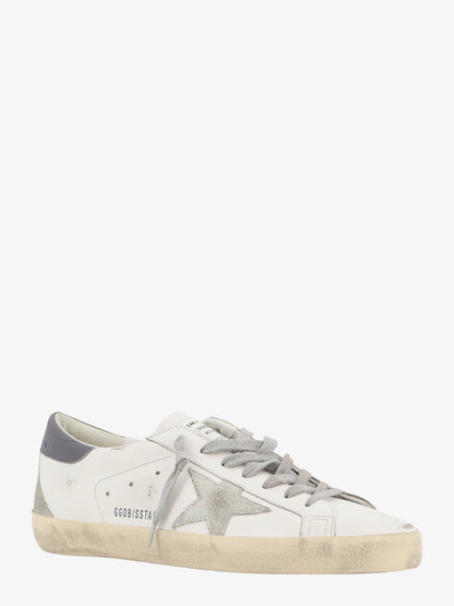 Sneakers super star in pelle con effetto used thumbnail