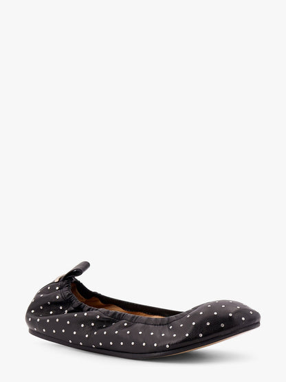 Leather ballerinas with stud detail thumbnail