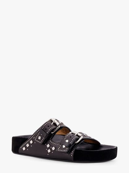 Leather sandals with all-over stud detail thumbnail
