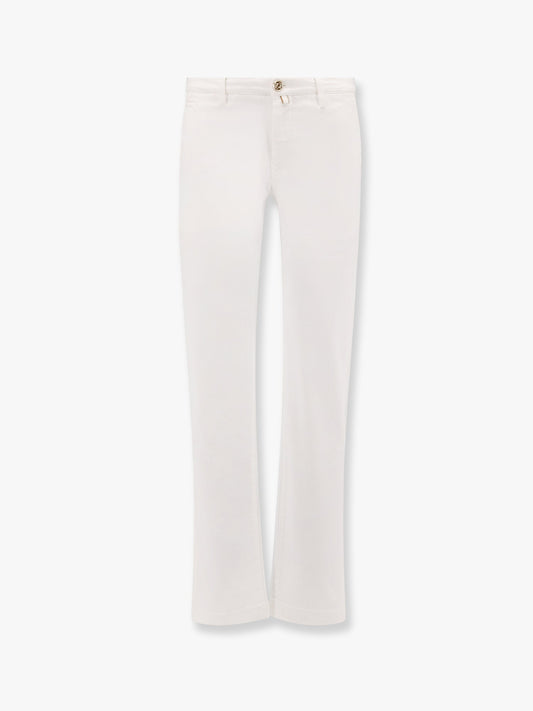 Bobby cotton blend trouser with iconic handkerchief