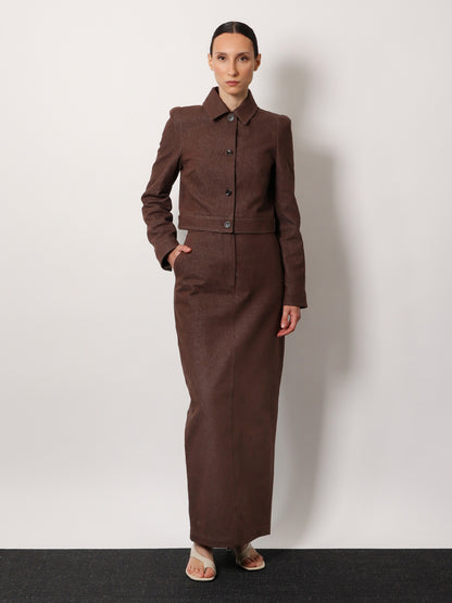 Carpa Max Mara sfilata crop fit blazer thumbnail