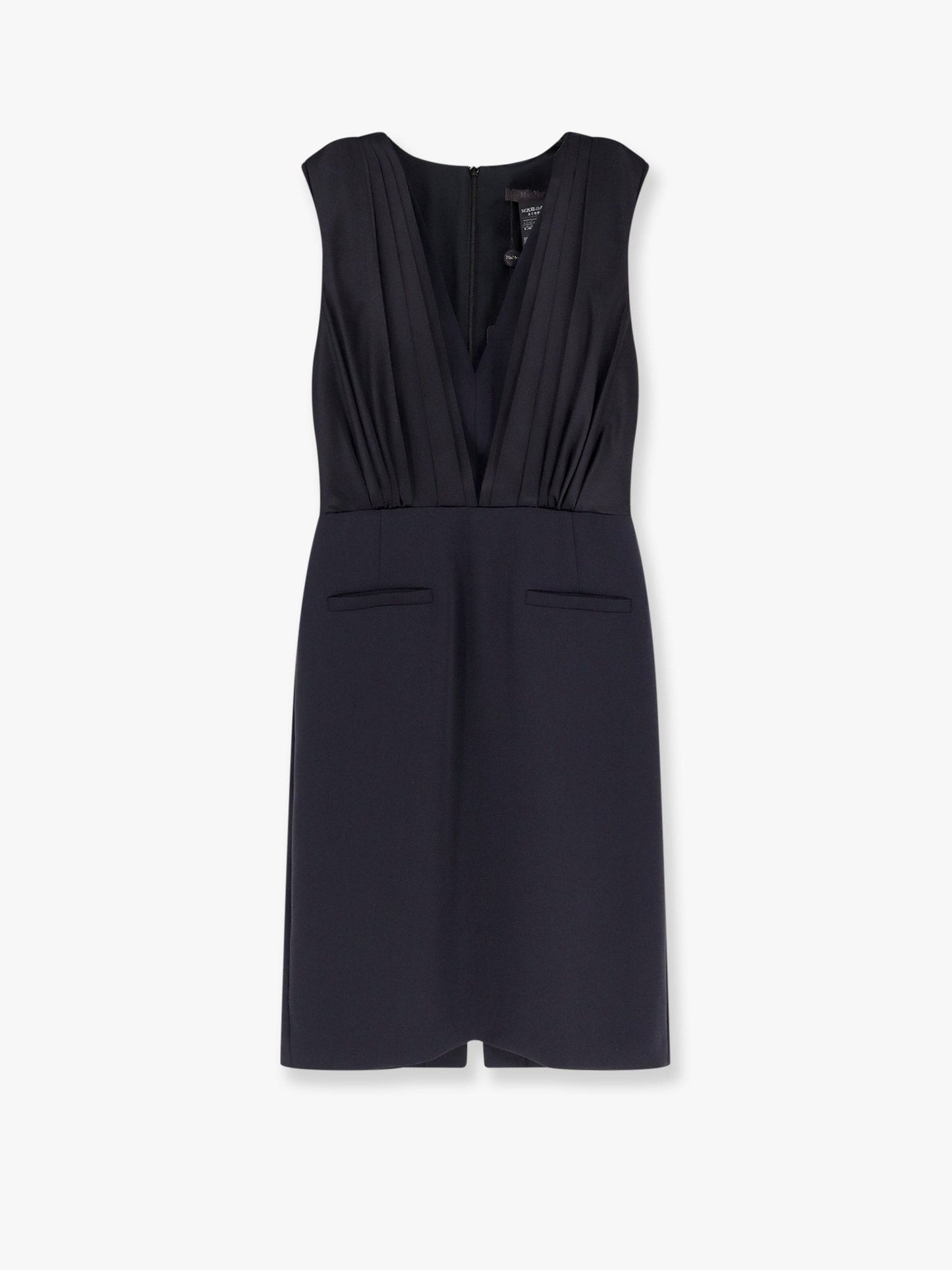 Vittor midi dress with silk insert