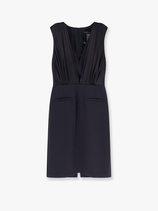 Vittor midi dress with silk insert