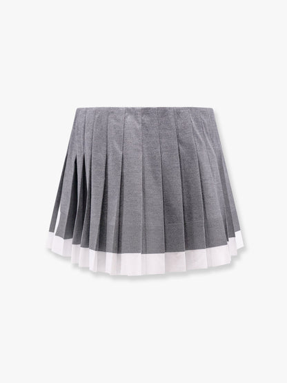 Recycled silk pleated skirt thumbnail