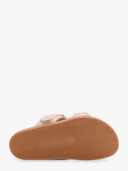 Mon summer leather sandals with nylon details thumbnail
