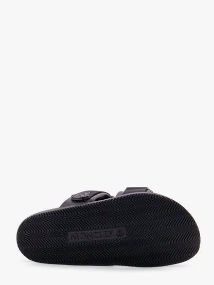 Mon summer leather sandals with nylon details thumbnail
