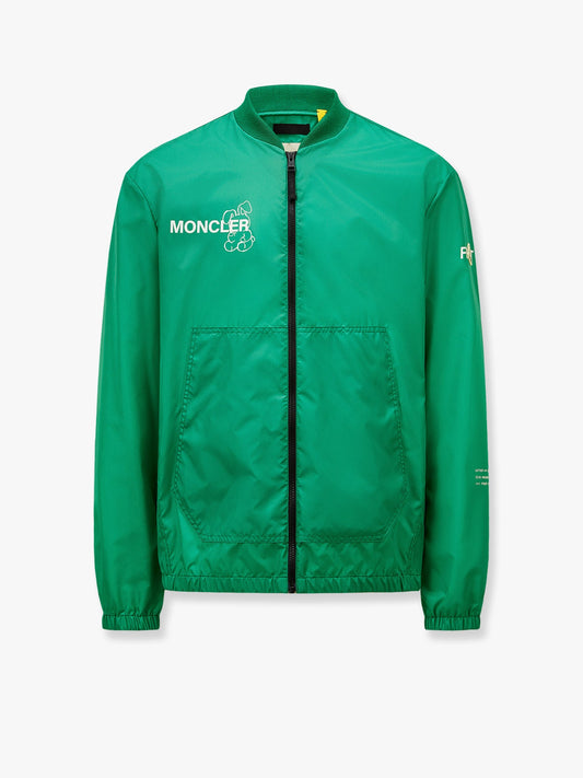 Ostria 7 moncler frgmt hiroshi fujiwara jacket with maxi print