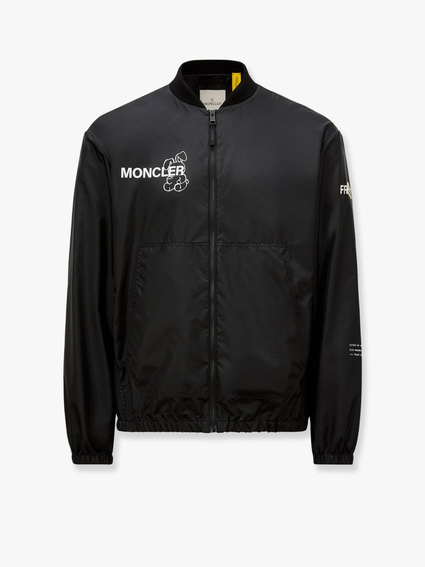 Ostria 7 moncler frgmt hiroshi fujiwara jacket with maxi print