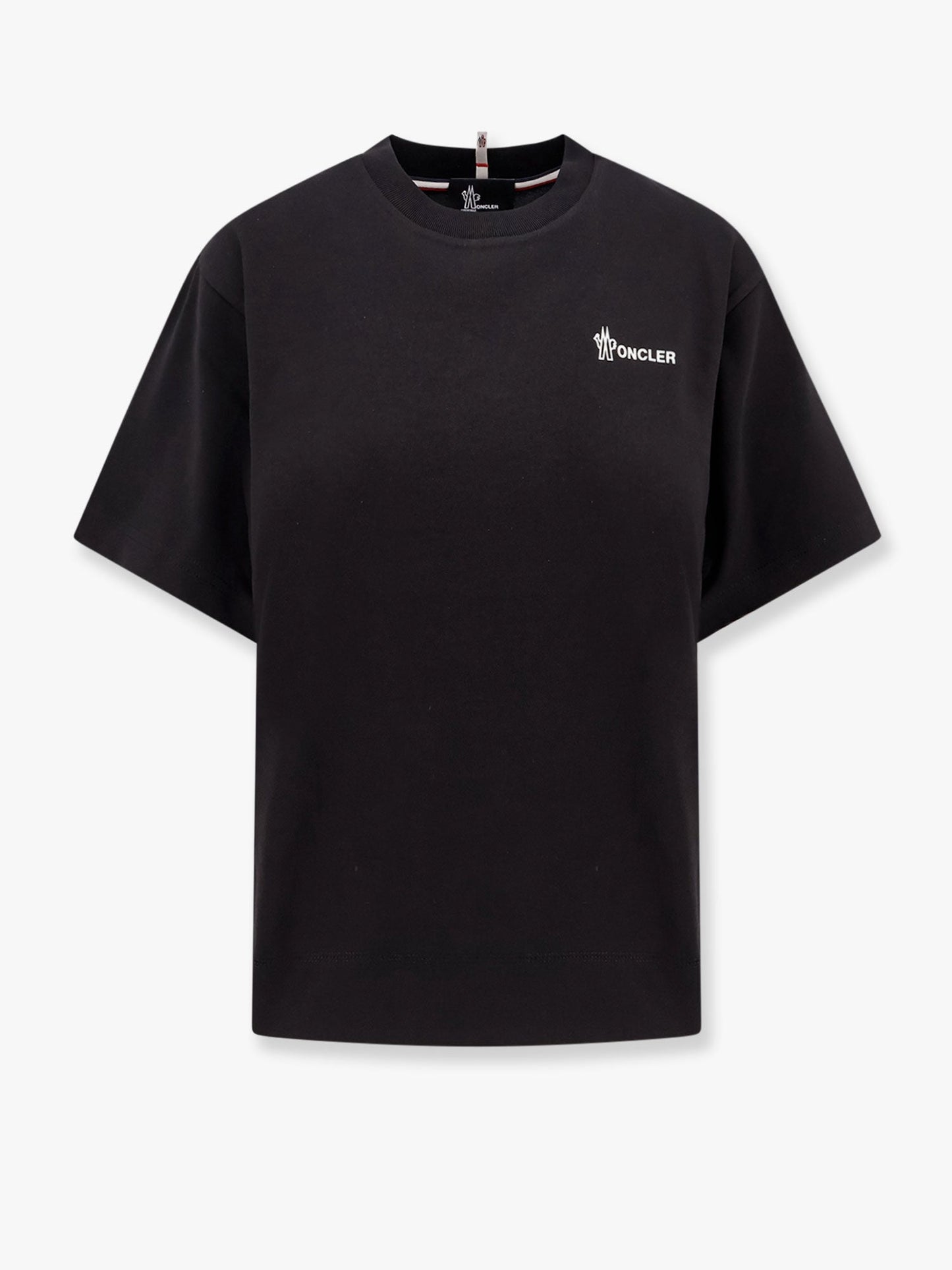 T-shirt in cotone con logo frontale