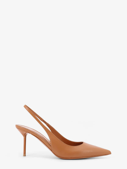 Lidia 70 leather decolleté slingback thumbnail