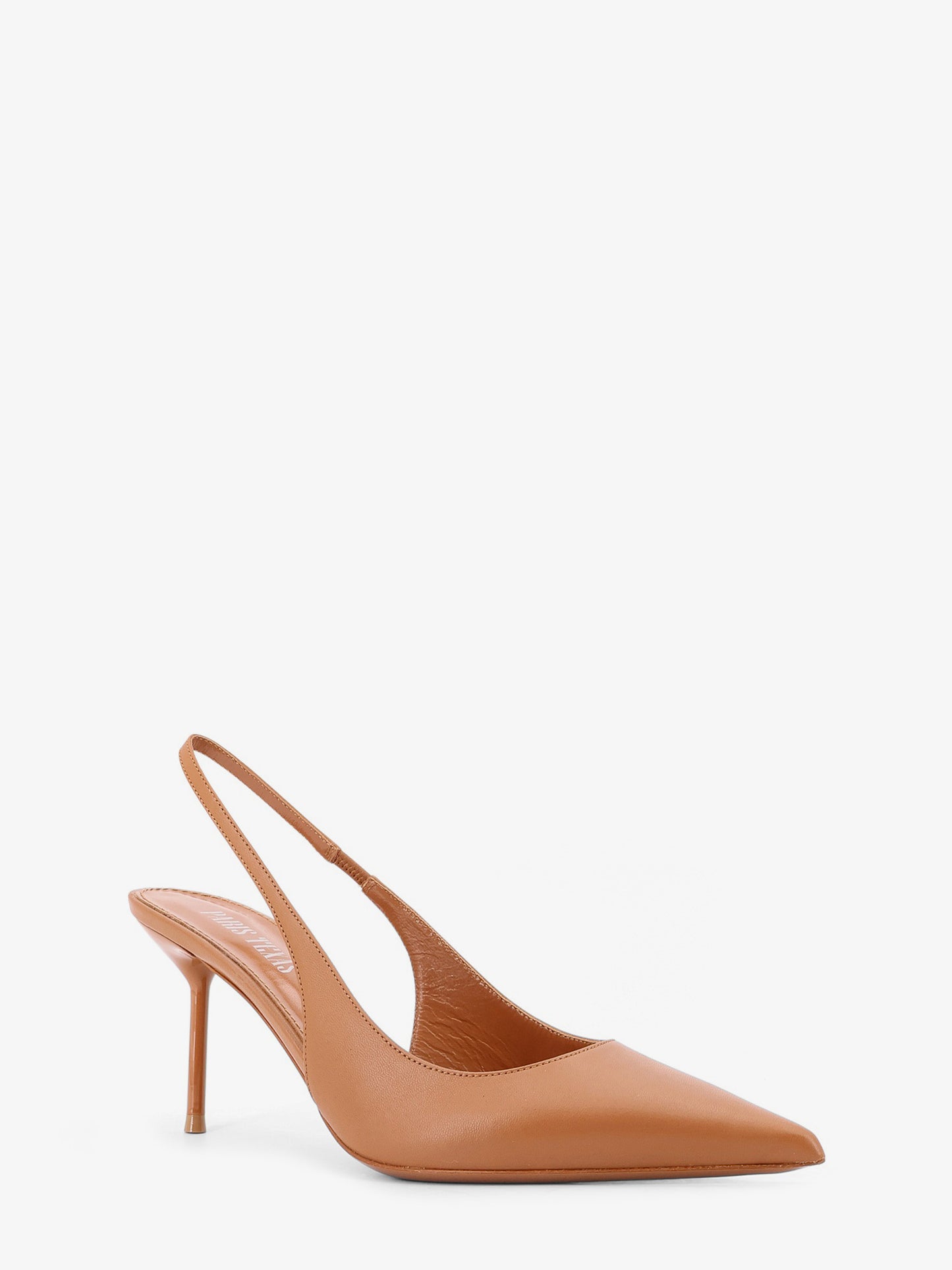 Lidia 70 leather decolleté slingback