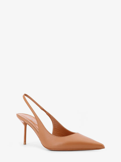 Lidia 70 leather decolleté slingback thumbnail