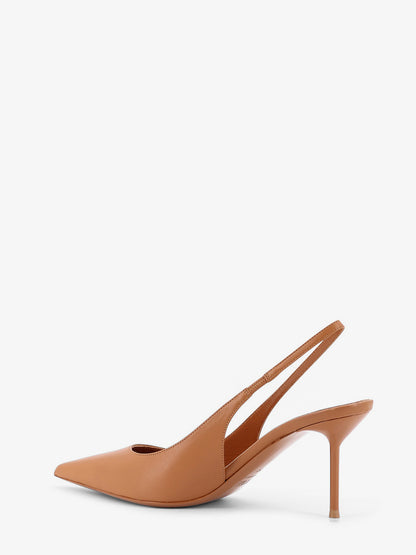 Lidia 70 leather decolleté slingback thumbnail