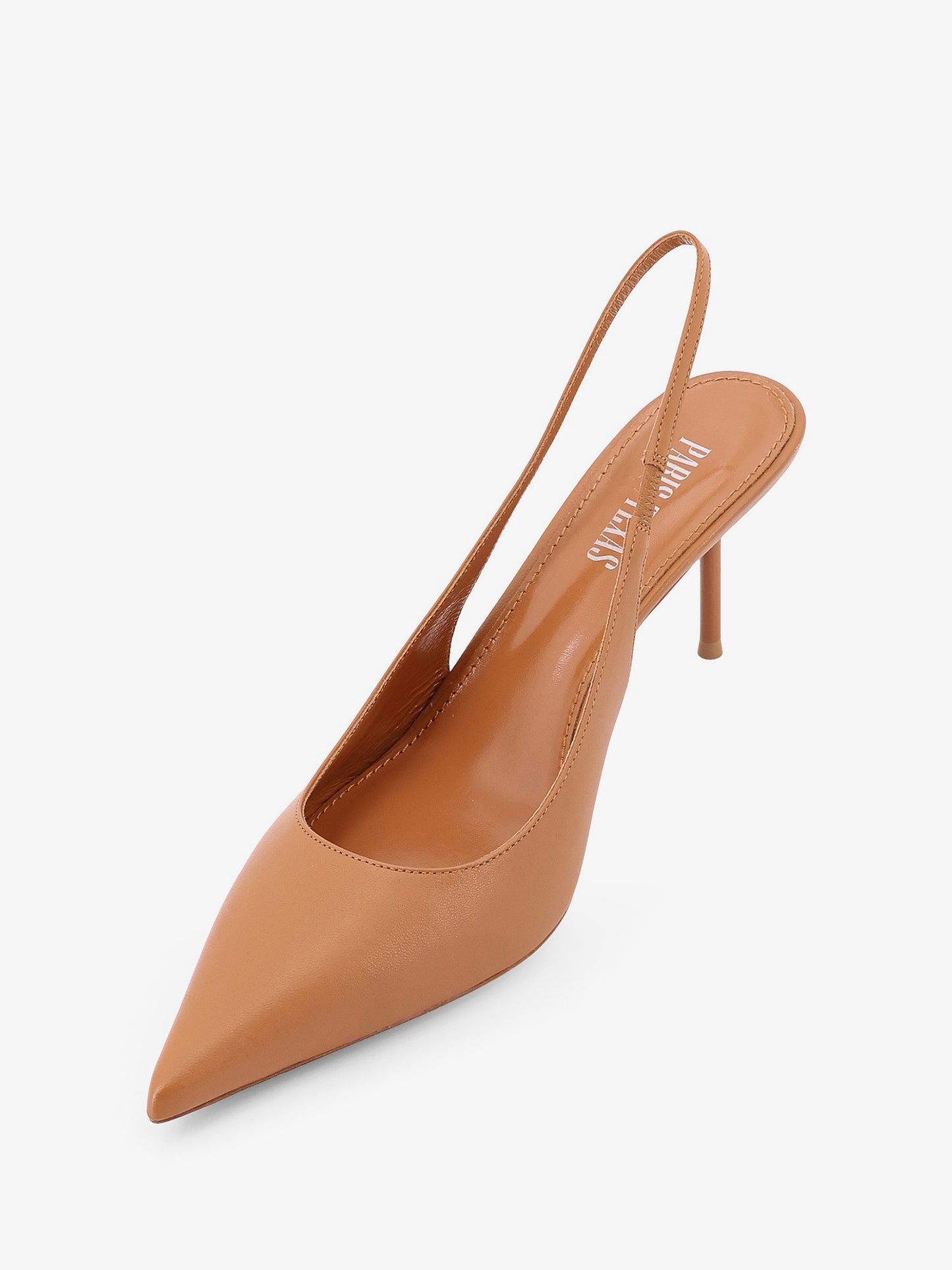 Lidia 70 leather decolleté slingback