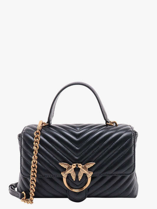 Love lady matelassè leather handbag with love birds buckle
