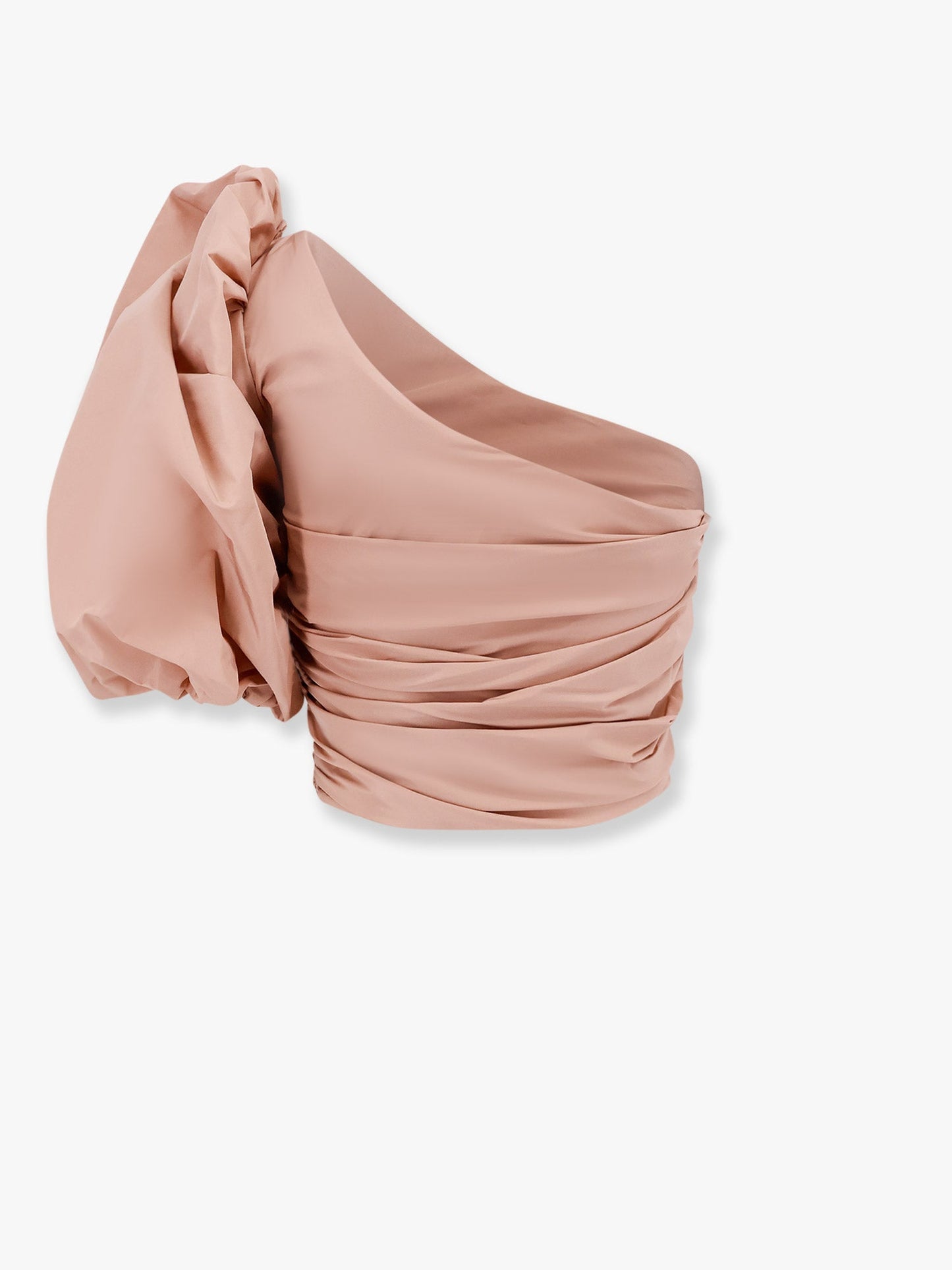 Top in jersey drappeggiato