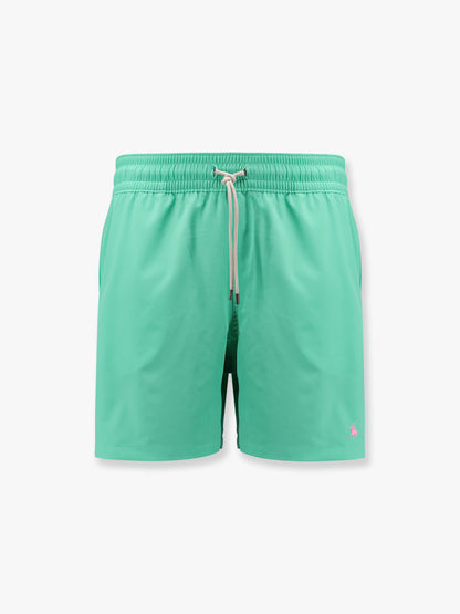 Nylon swim trunk with logo embroidery thumbnail