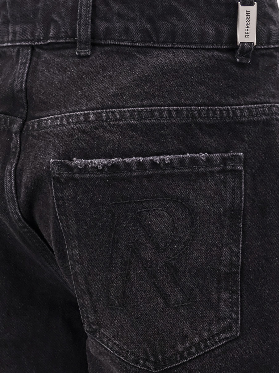 Bermuda tailored in denim stone-washed