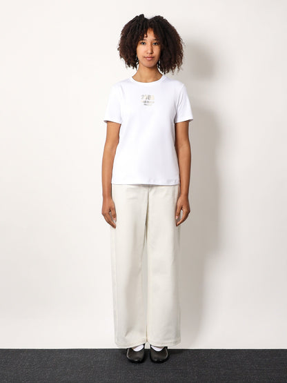 Quieto cotton t-shirt with print on the front thumbnail