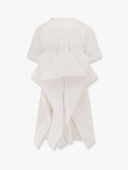 Dress with draped cotton inserts on the back thumbnail