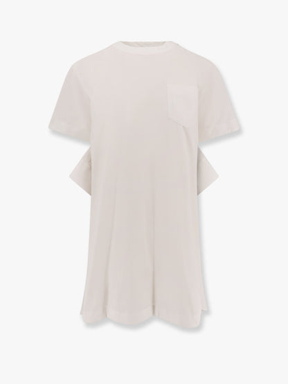 Dress with draped cotton inserts on the back thumbnail