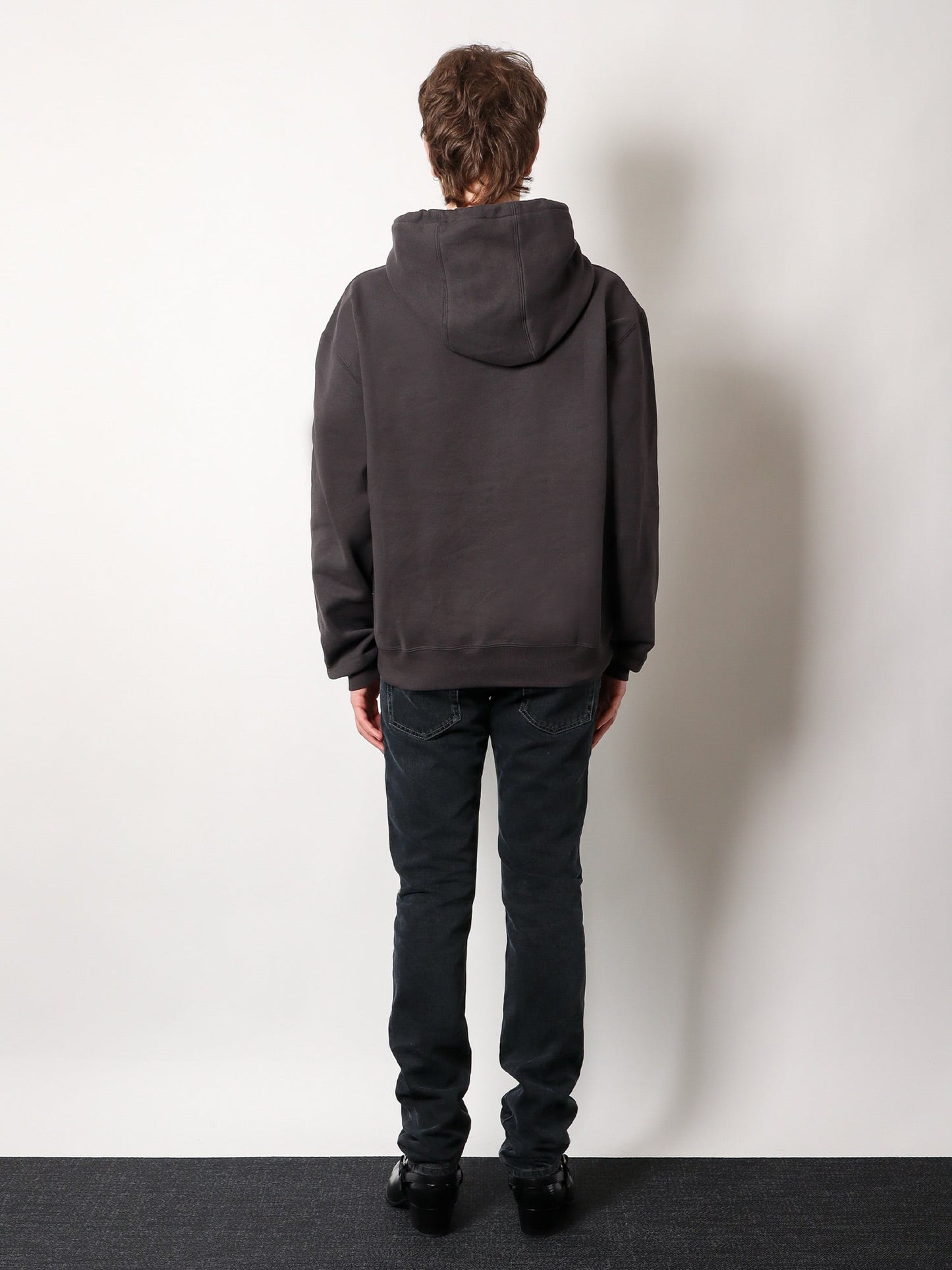 Organic cotton sweatshirt with frontal logo embroidery