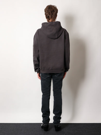 Organic cotton sweatshirt with frontal logo embroidery thumbnail