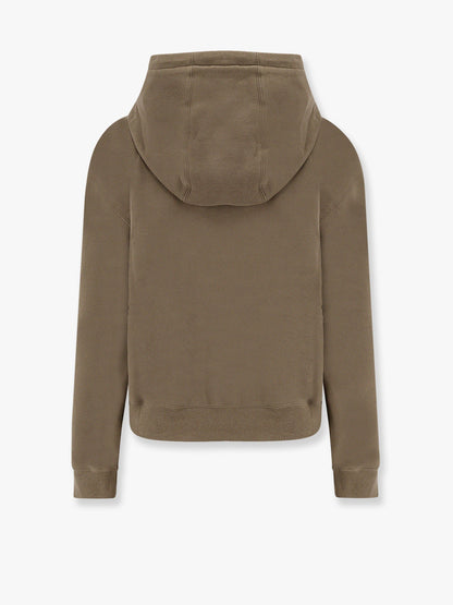 Cotton sweatshirt with logo embroidery thumbnail