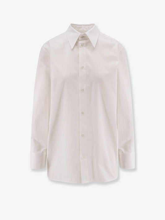 Camicia in cotone certificato con ricamo Cassandre