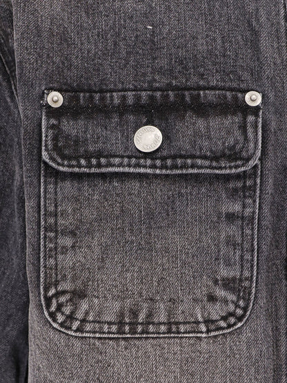 Work washed denim jacket thumbnail