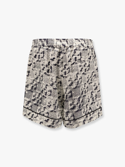 Silk shorts with pixelated logo print thumbnail