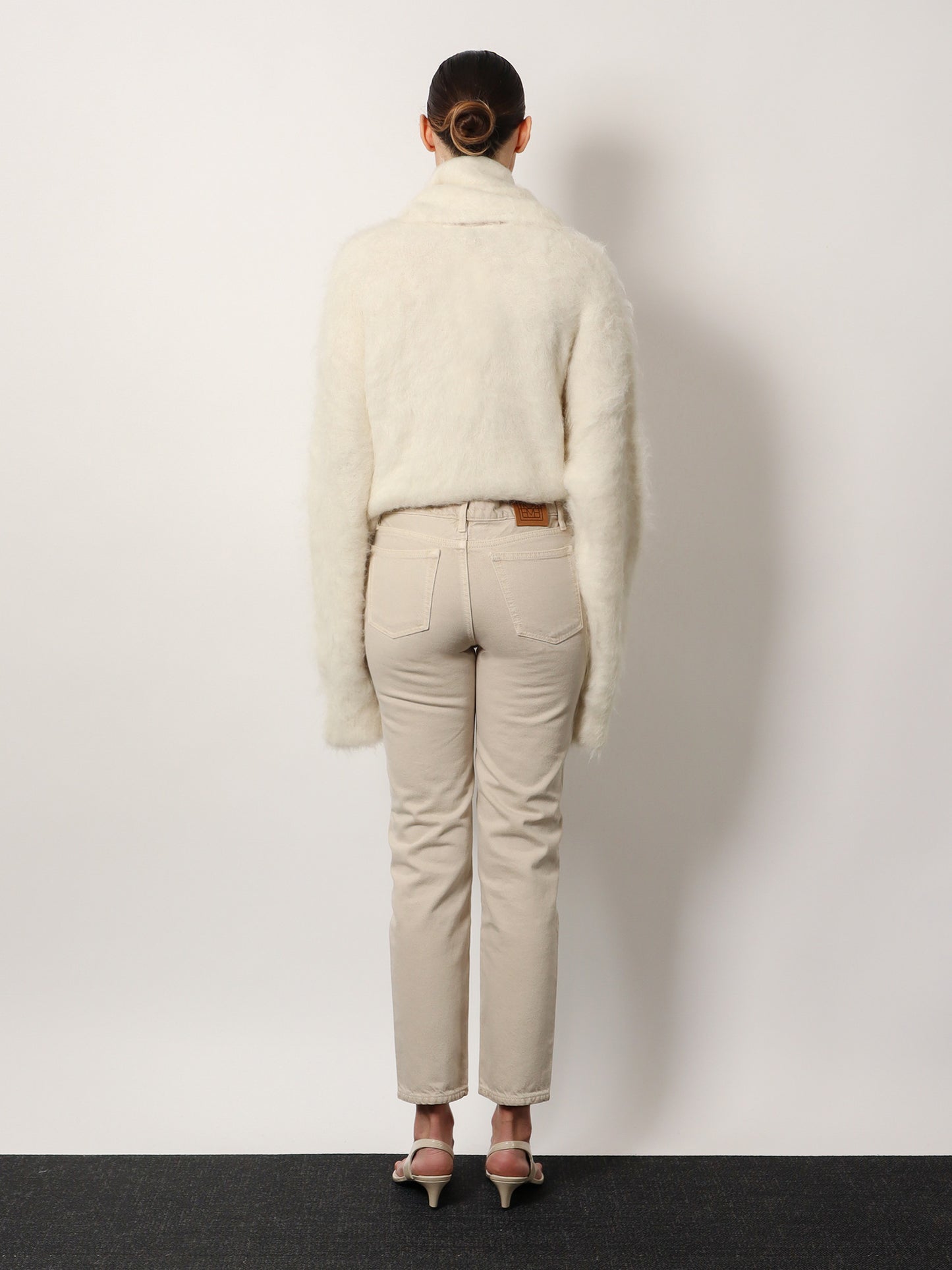 Pantalone low taper denim