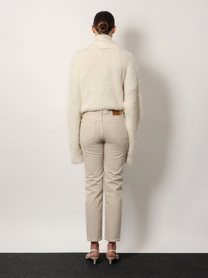 Pantalone low taper denim thumbnail