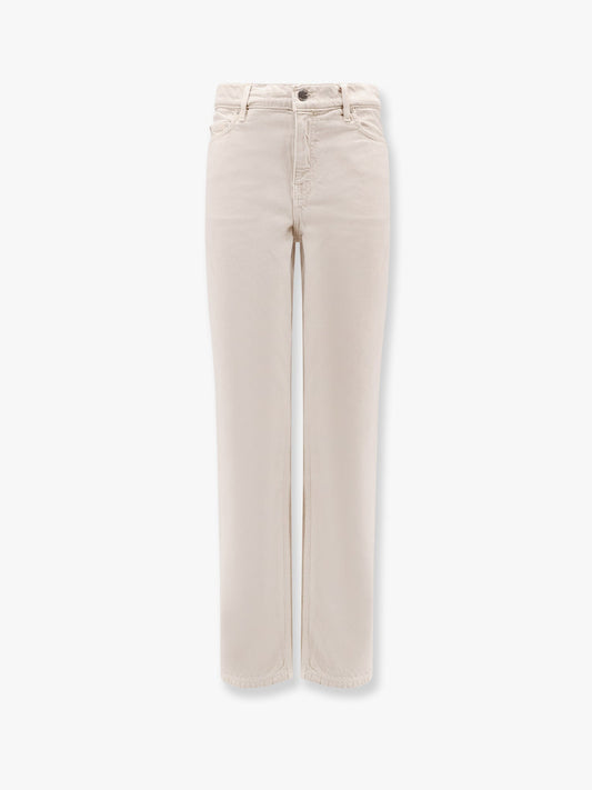 Low taper denim trouser