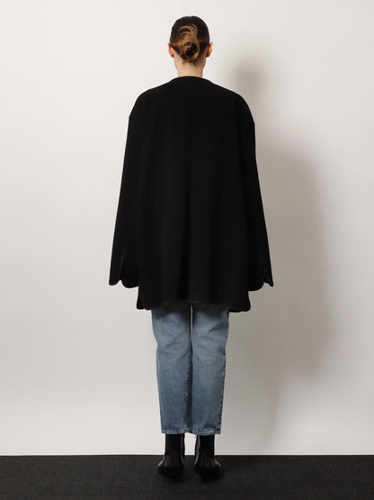 Wool blend coat with lateral slits thumbnail