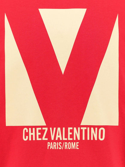 Cotton t-shirt with chez Valentino print thumbnail
