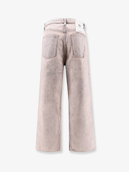Denim jeans with bleached pattern thumbnail