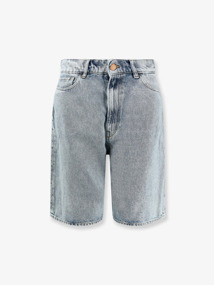 Skater blue denim bermuda shorts thumbnail