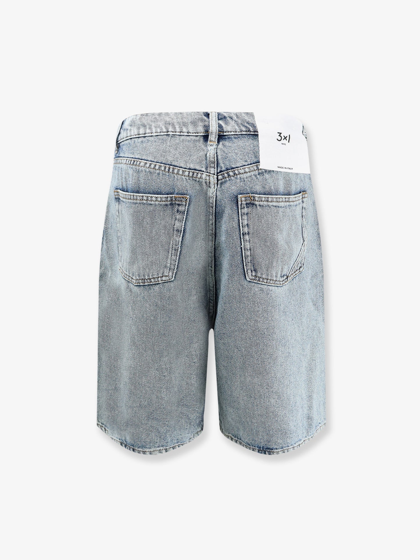 Skater blue denim bermuda shorts