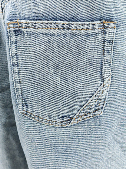 Skater blue denim bermuda shorts thumbnail