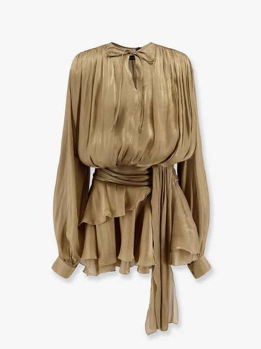 Flounced mini dress