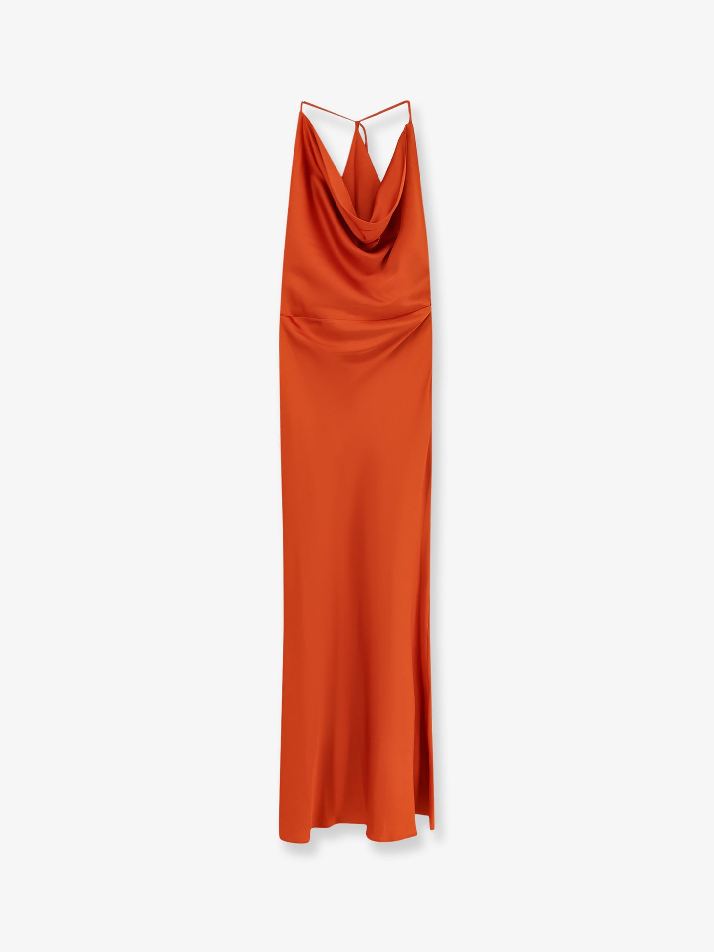 Satin long dress
