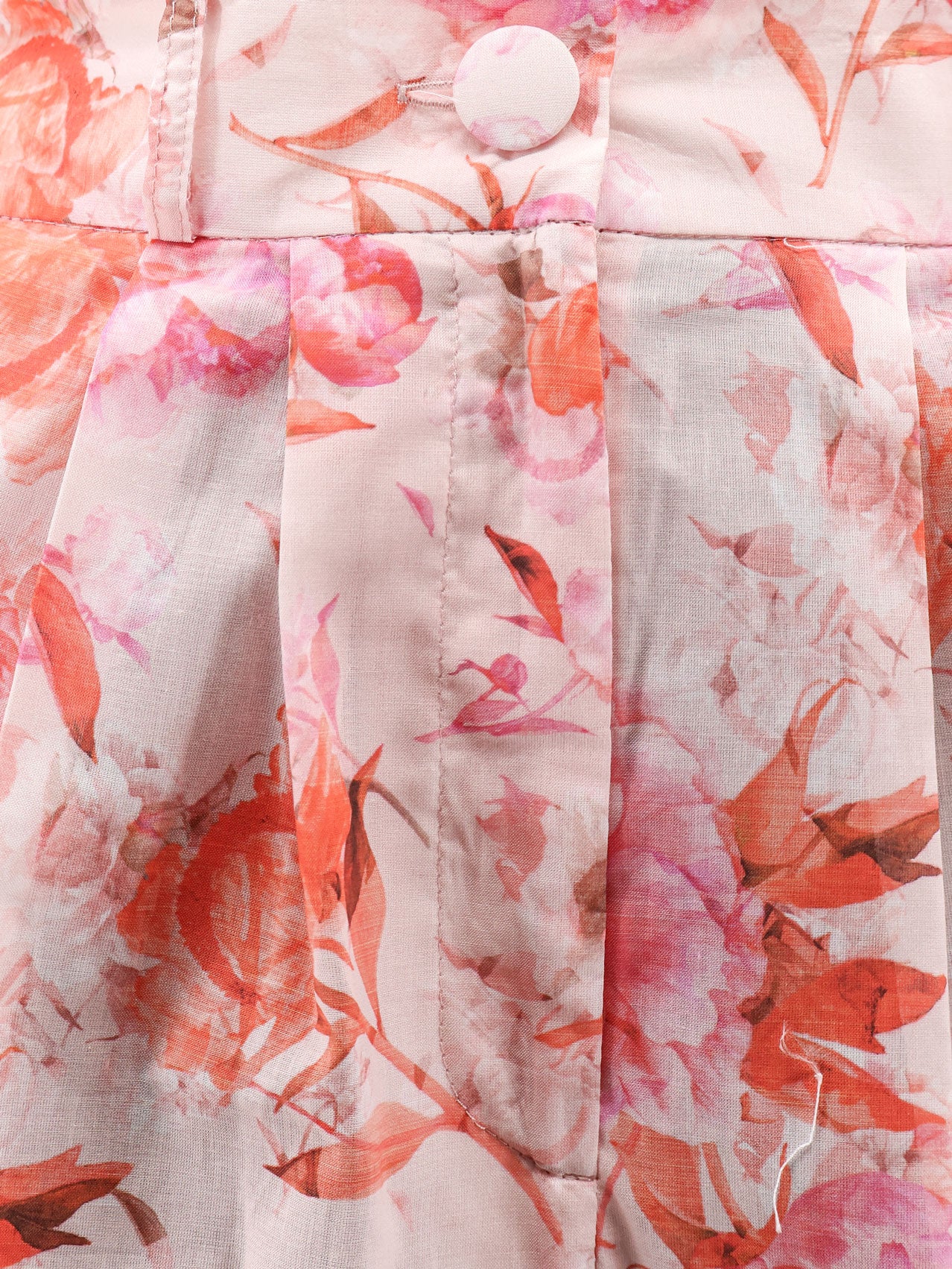 Printed cotton shorts