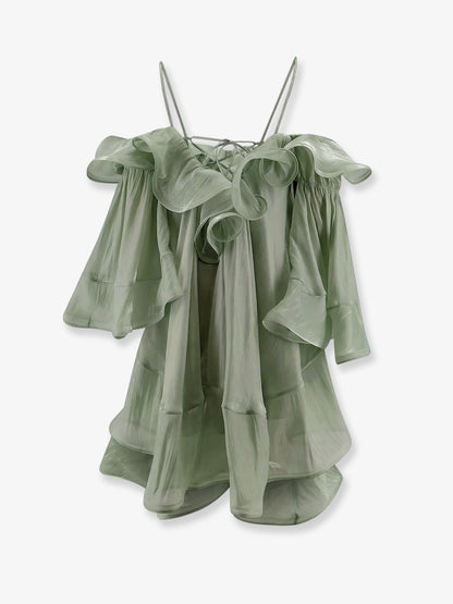 Dress with rouches thumbnail