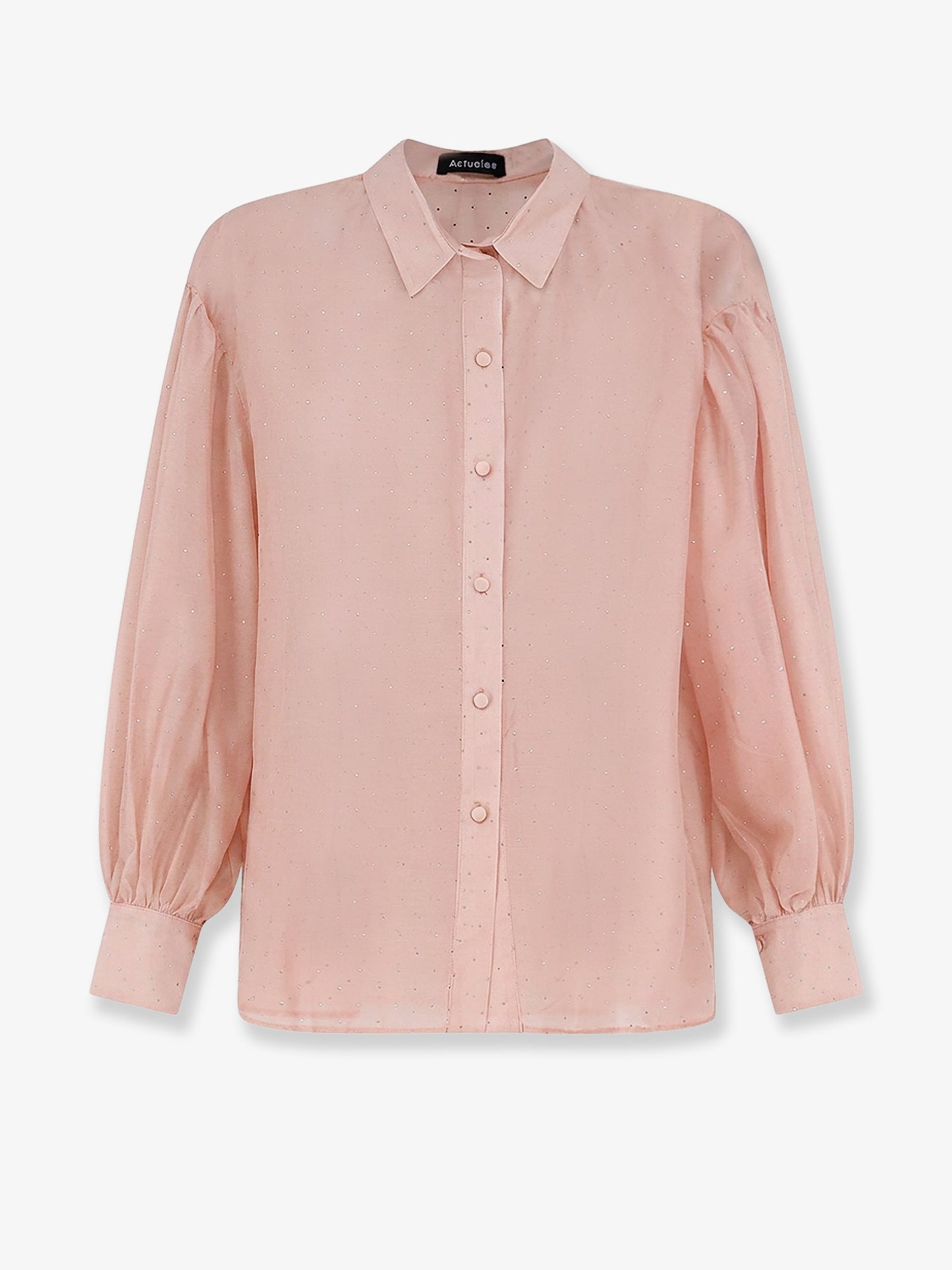 Shirt with rhinestones