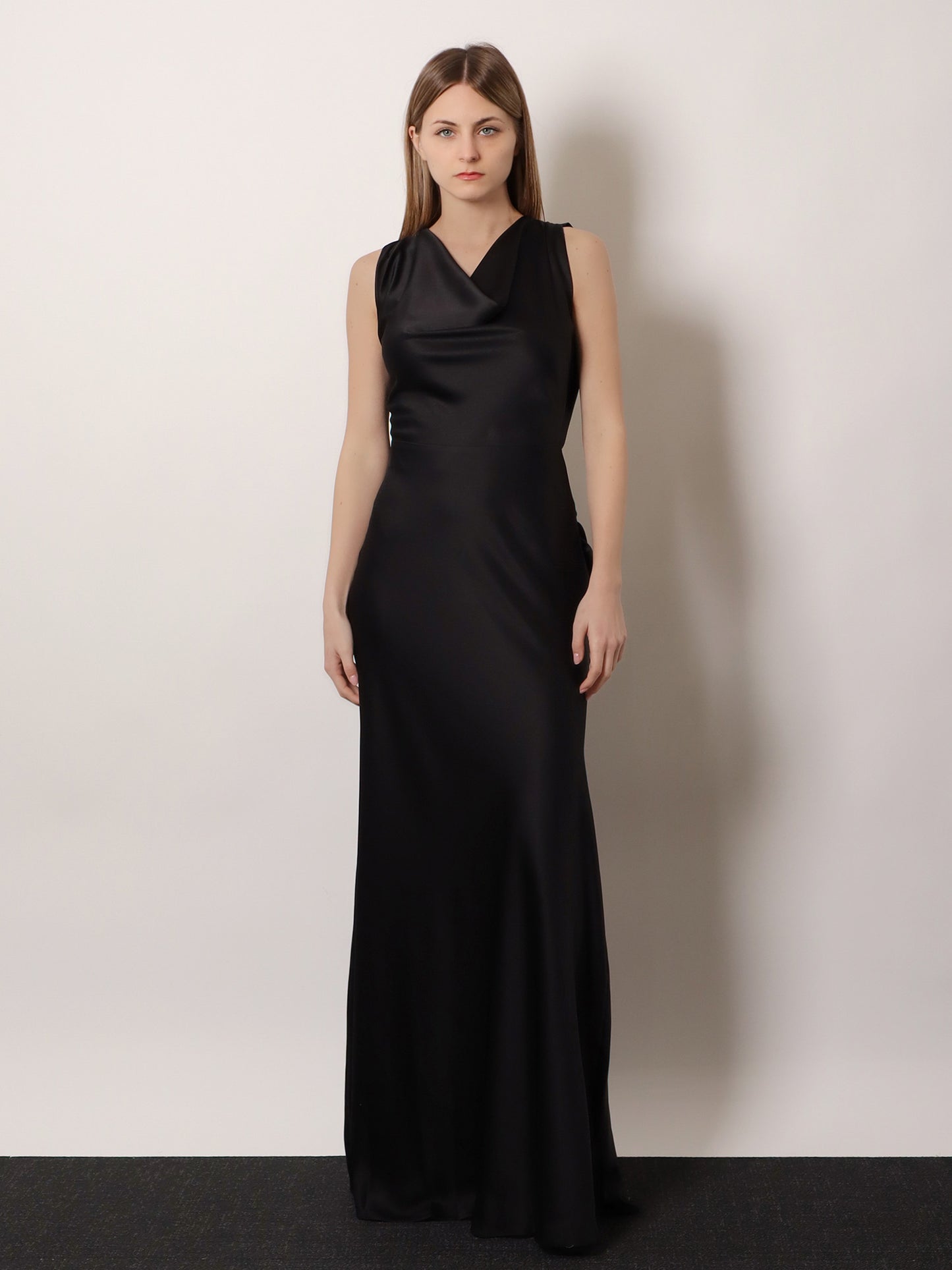 Satin long dress